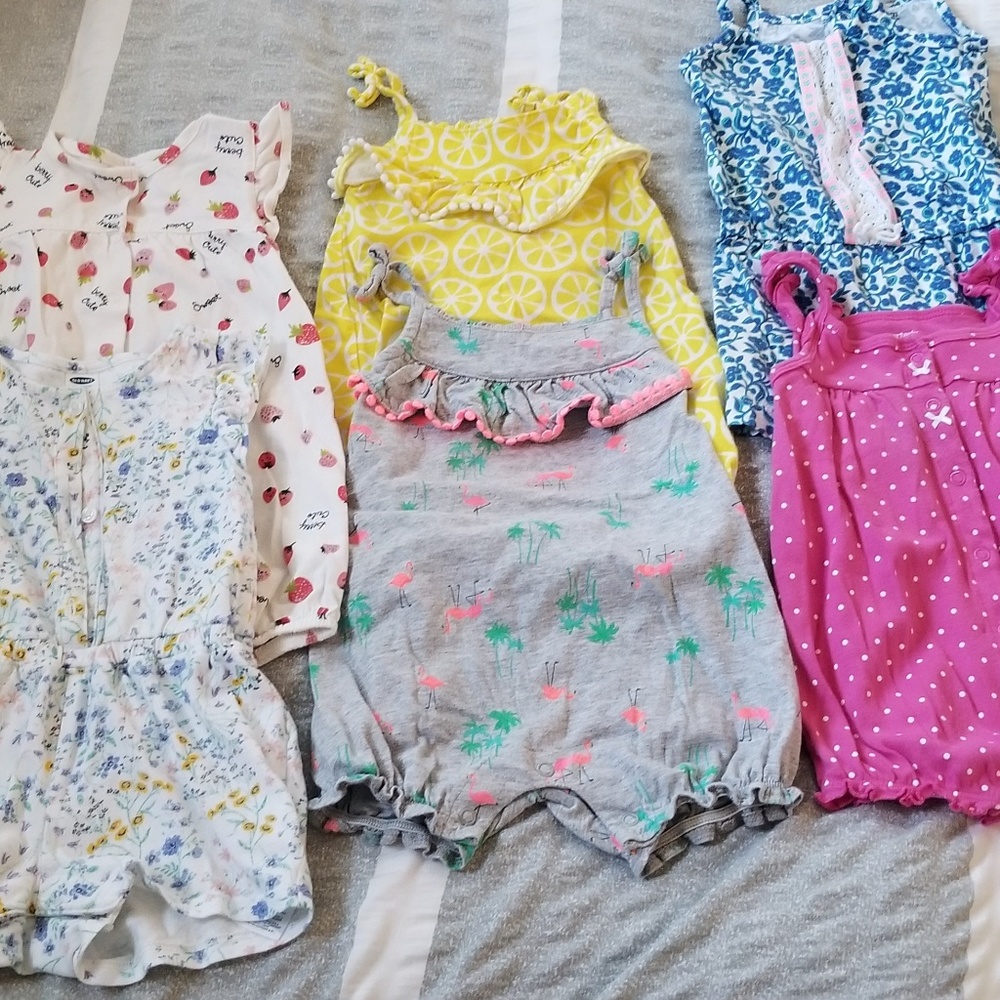 12- month romper bundle